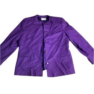 Vintage Pendleton petite wool purple blazer